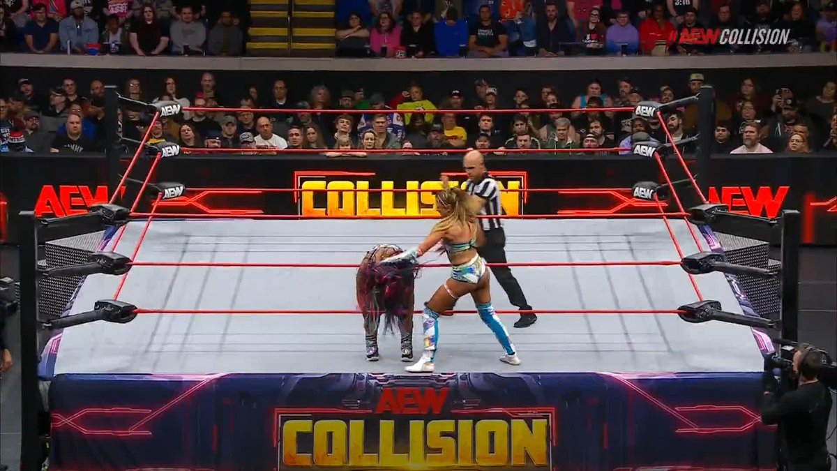 FEEL THE WRATH! Watch #AEWCollision LIVE on TNT + MAX Athena is ROH and All Elite! | Harley Cameron