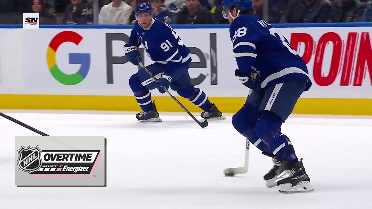 LEAFS WIN 🍁 Mitch Marner scores this game's only goal in Energizer overtime!