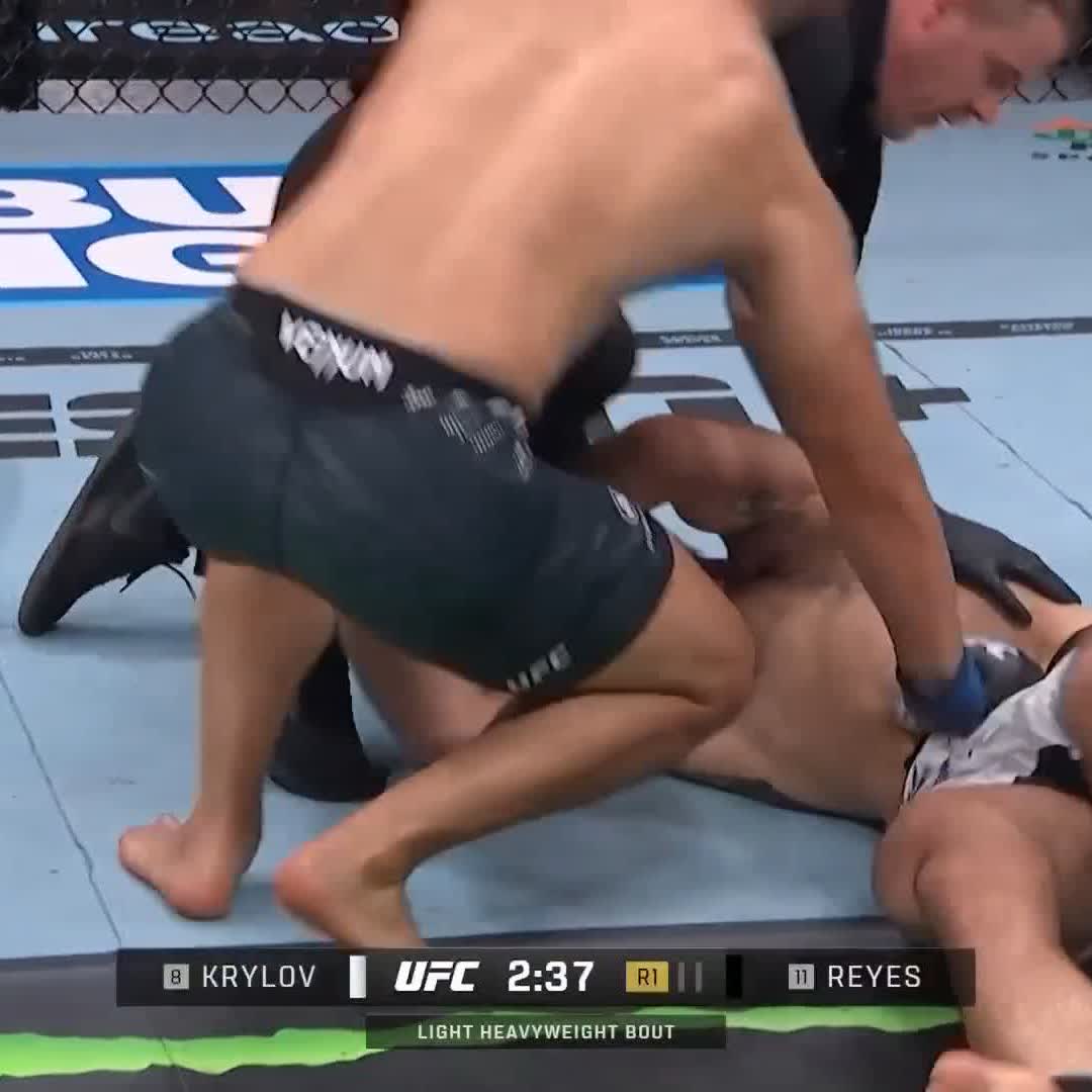 IT'S OVER IN ONE 😱 #UFC314 Dominick Reyes KO's Nikita Krylov in the first round!