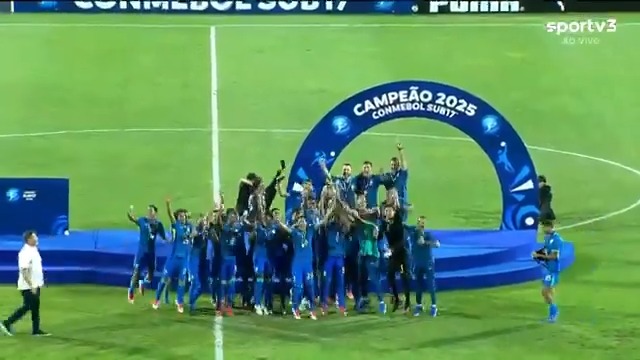 Pode comemorar, molecada! Brasil campeão sul-americano sub-17!