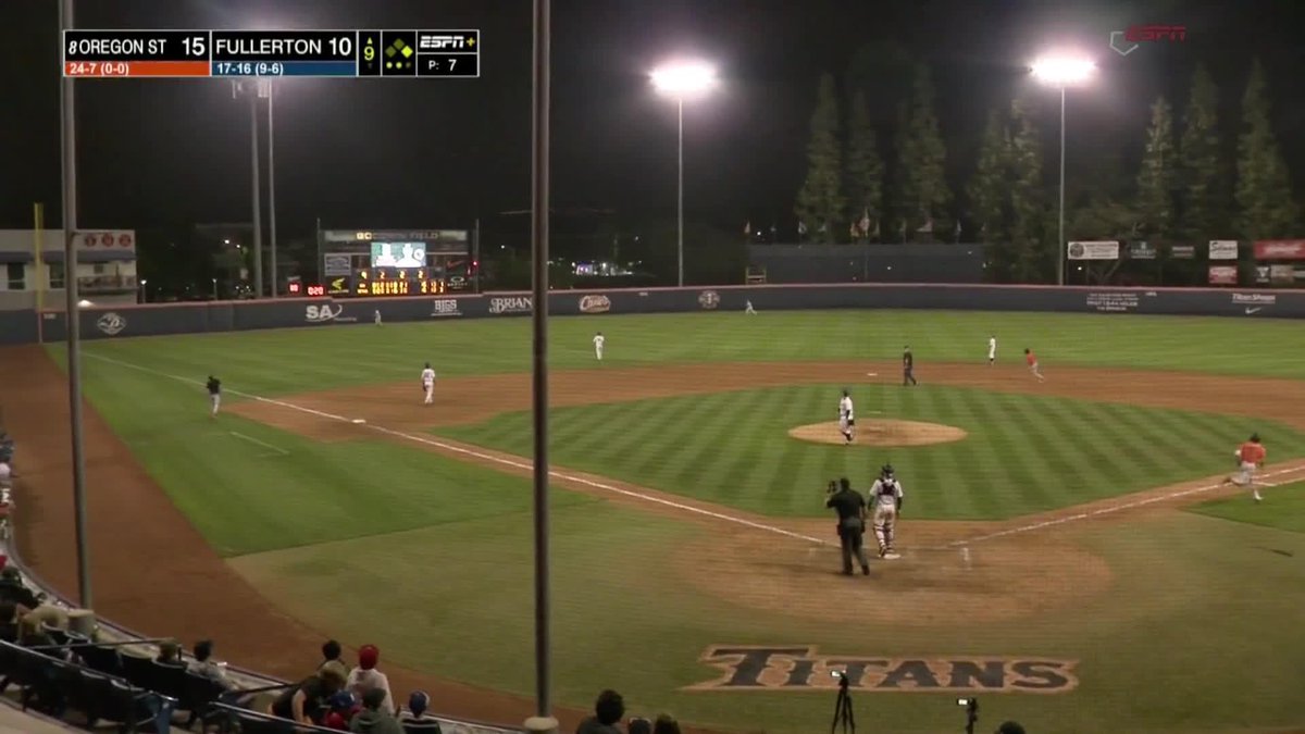Carson McEntire, here's your first career home run! #GoBeavs