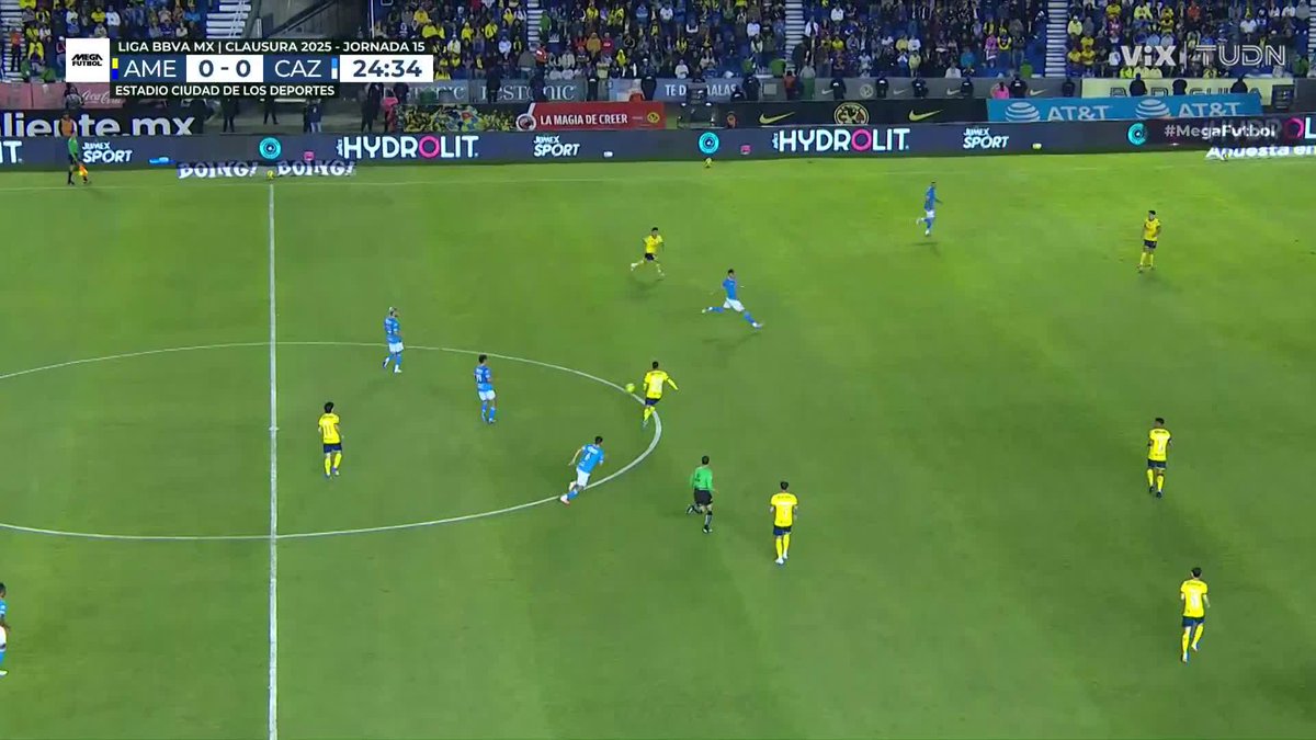 ¡Dávila se deja caer! Pedía penal pero el árbitro tiene claro que no hay falta #MegaFutbol