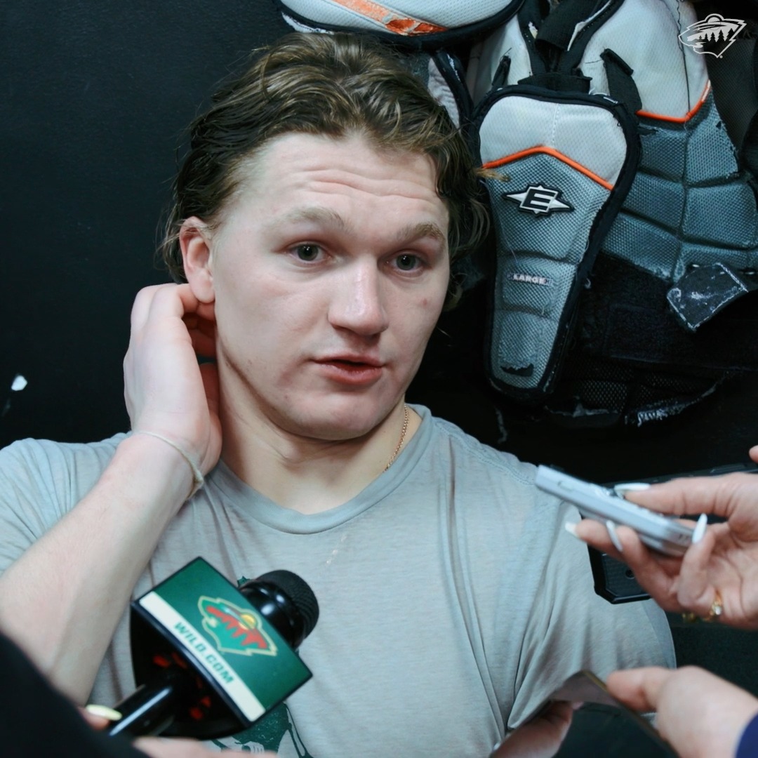 "He's helped me so much all these years" 🗣️ Kirill Kaprizov on Mats Zuccarello #mnwild