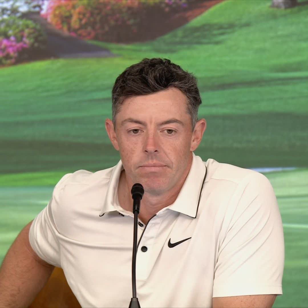 "Just keep doing the same thing" 👏 Rory McIlroy on taking a two-shot lead into the final round of The Masters looking to win and complete the career Grand Slam ⛳️