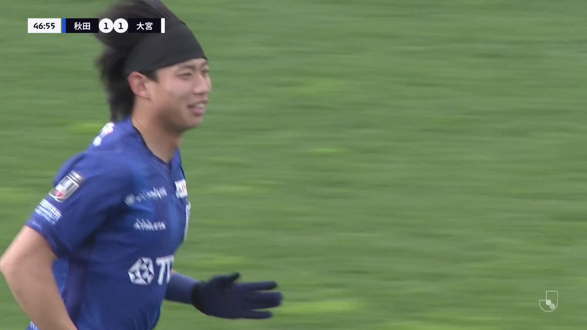 🎦 ゴール動画 🏆 明治安田J2リーグ 第9節 🆚 秋田vs大宮 🔢 1-1 ⌚️ 47分 ⚽️ 井上 竜太(秋田) #Jリーグ