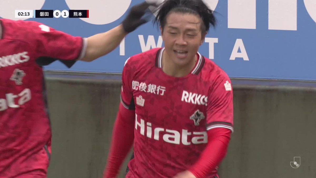 🎦 ゴール動画 🏆 明治安田J2リーグ 第9節 🆚 磐田vs熊本 🔢 0-1 ⌚️ 3分 ⚽️ 塩浜 遼(熊本) #Jリーグ