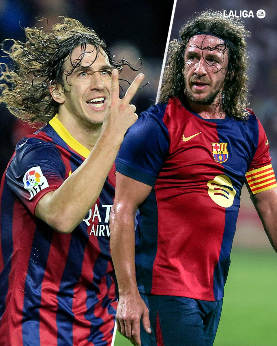 El 🦈 cumple 4️⃣7️⃣ años. 🎂 ¡Felicidades, Carles Puyol! #LALIGAEASPORTS | FC Barcelona