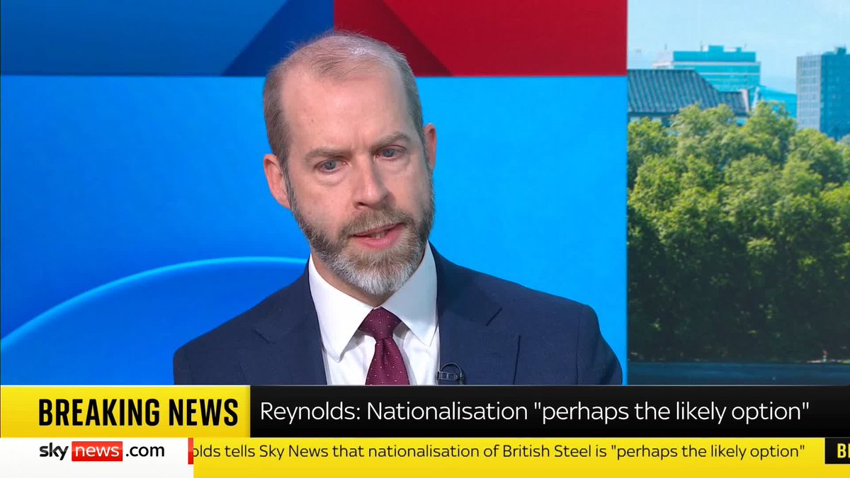 'They would lose the blast furnaces and supply direct from China. That was a new proposition' Jonathan Reynolds reveals the details of the negotiations over the British Steel plant in Scunthorpe to Trevor Phillips #TrevorPhillips 📺 Sky 501