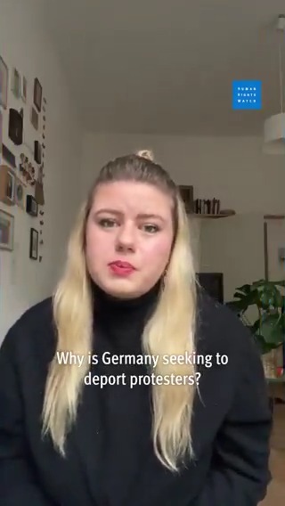 Four people who participated in a pro-Palestine protest at a university in Berlin last year are fighting a court case against their deportation. Governments should not use immigration law to silence views that they disagree with. Learn more ⤵️