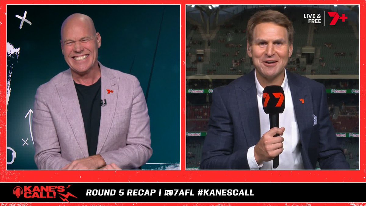 After Jack Higgins' comments last week, Kane Cornes wasn't having his performance today 😂