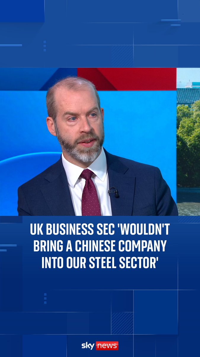 Business Secretary Jonathan Reynolds sat down with Sky's Trevor Phillips after Saturday's vote to bring British Steel under the control of the government ⬇️ Latest: