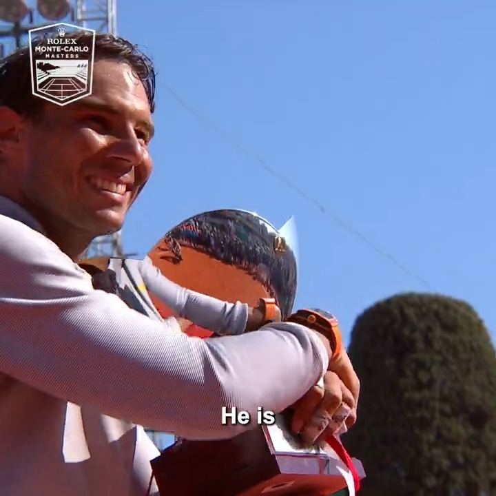 "It's tough to explain how ridiculous that is" On finals day at the #RolexMonteCarloMasters, reflecting on 11-time champion Rafa Nadal's *unbelievable* record at our event!