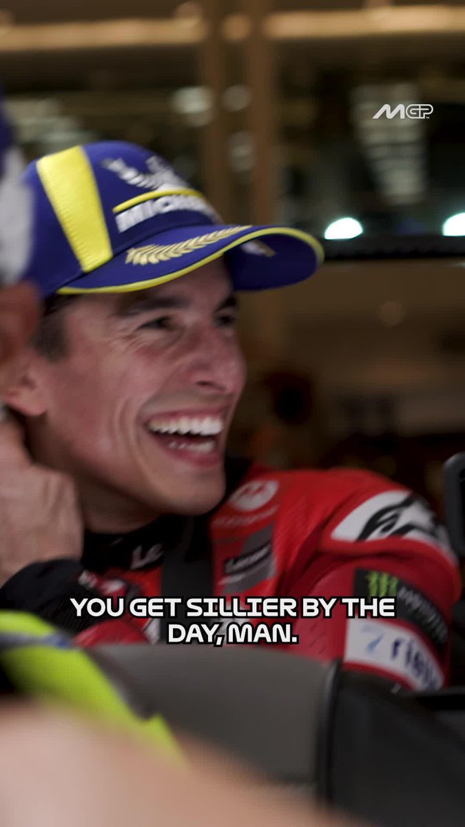 "You get sillier by the day, man" 😅 "A little bit, yeah 😂 #QatarGP 🇶🇦
