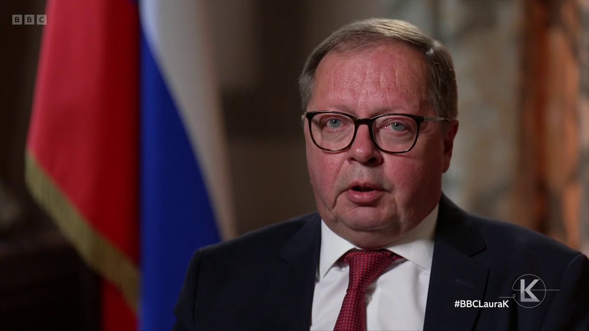 "I am not going to deny it" Russian Ambassador to the UK Andrei Kelin does not deny that Russia has placed sensors to track British submarines #BBCLauraK