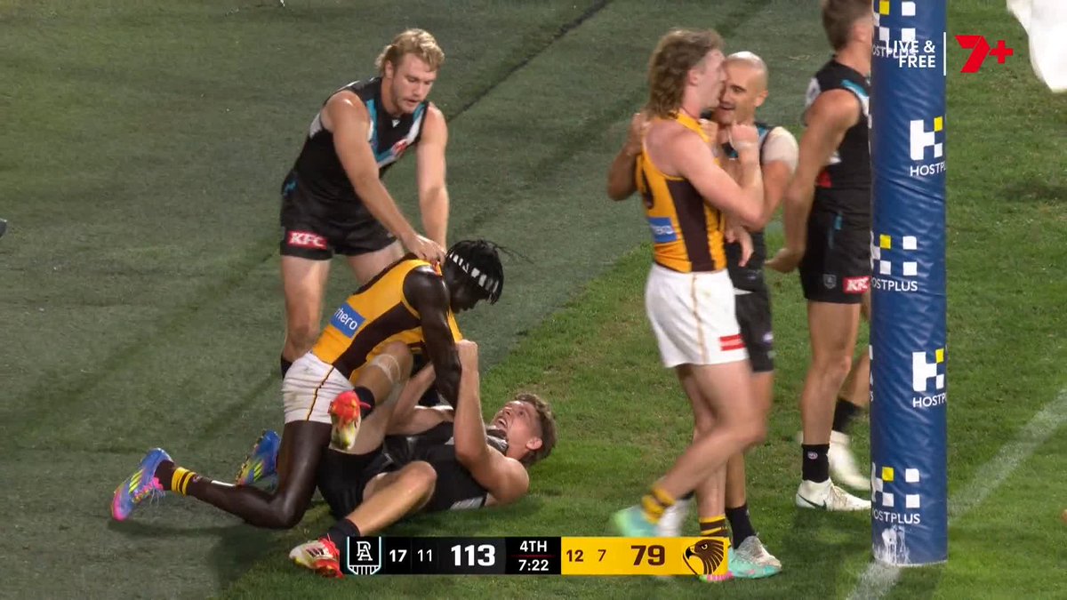 ‼️ THESE TEAMS DO NOT LIKE EACH OTHER ‼️ #AFLPowerHawks