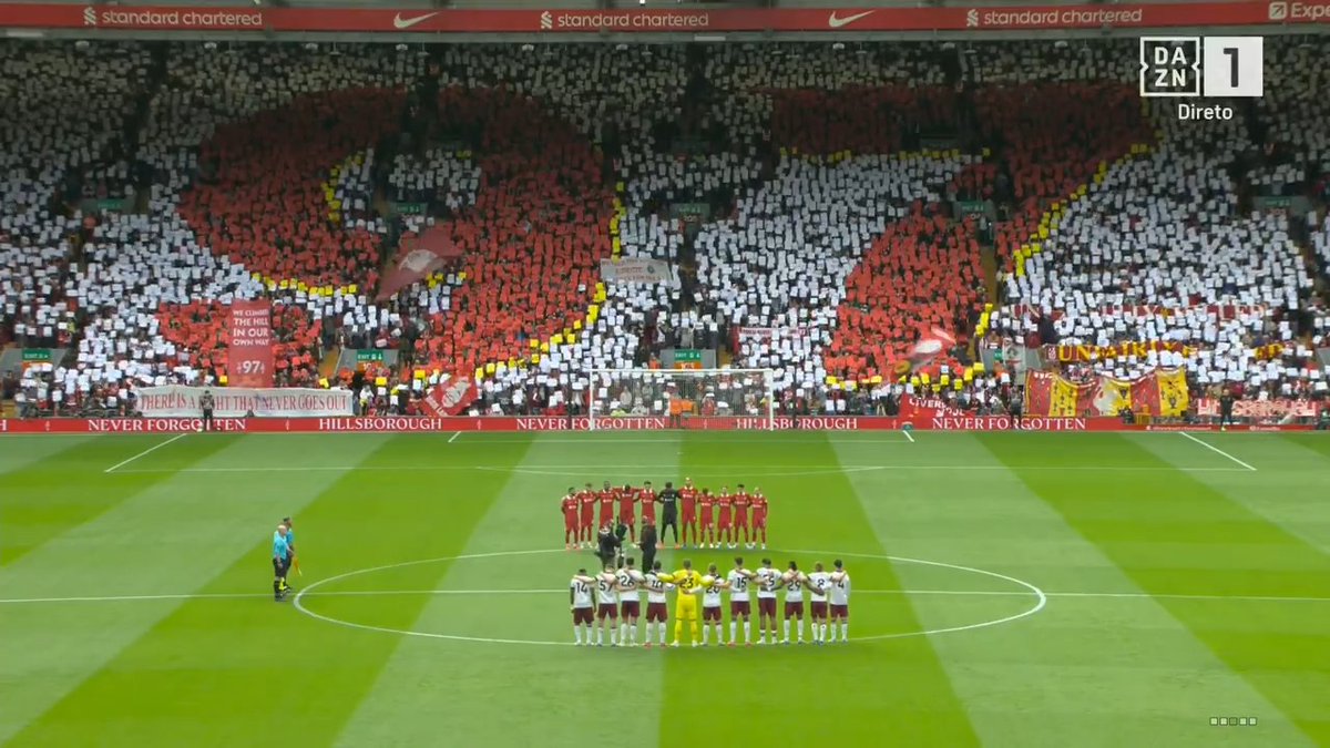 Que momento em Anfield 🥺 #DAZNPremier