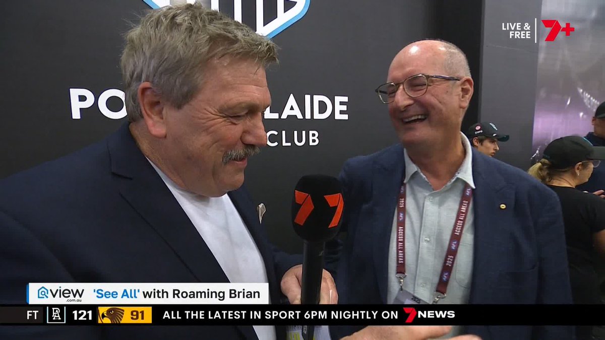 "I want Ken's fine refunded ... I want my 20 grand back." Kochie kept it real on Roaming Brian | #AFLPowerHawks