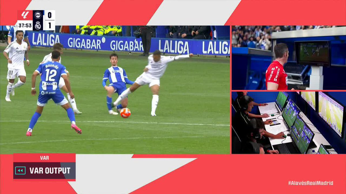 Kylian Mbappe is sent off for this tackle on Antonio Blanco.