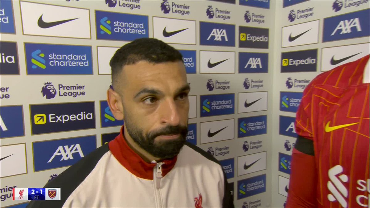 "Hopefully Virgil will be next!" Mo Salah comments on his new contract at Liverpool ✍️🔴