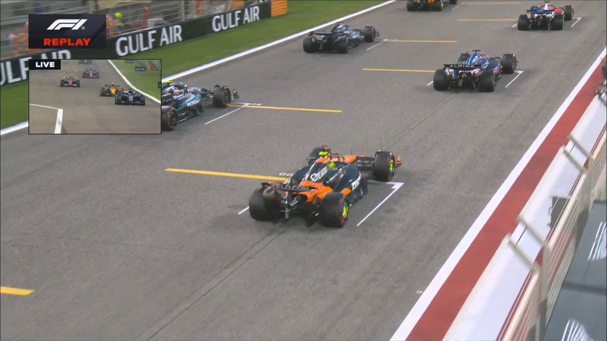 A closer look at why Lando Norris has been noted for being out of position at the race start 🔎