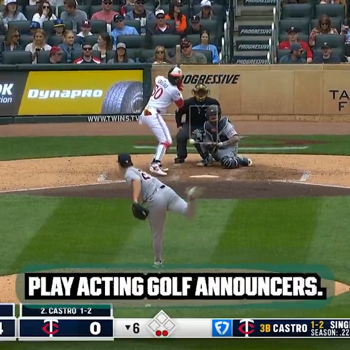 The @Tigers broadcast celebrated The Masters in their own special way 🏌