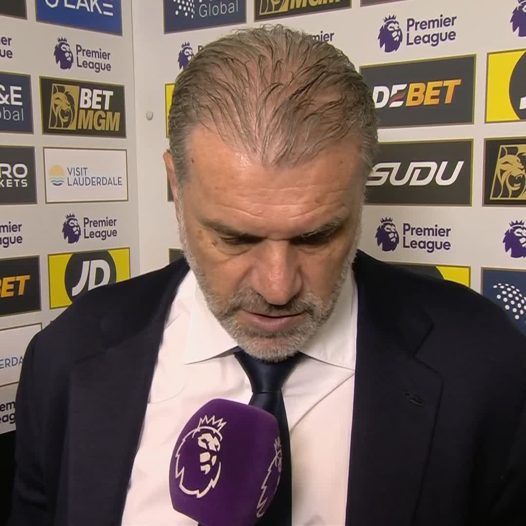 "Funny old game" 💬 Ange Postecoglou reacts to Spurs' 4-2 defeat against Wolves 💭