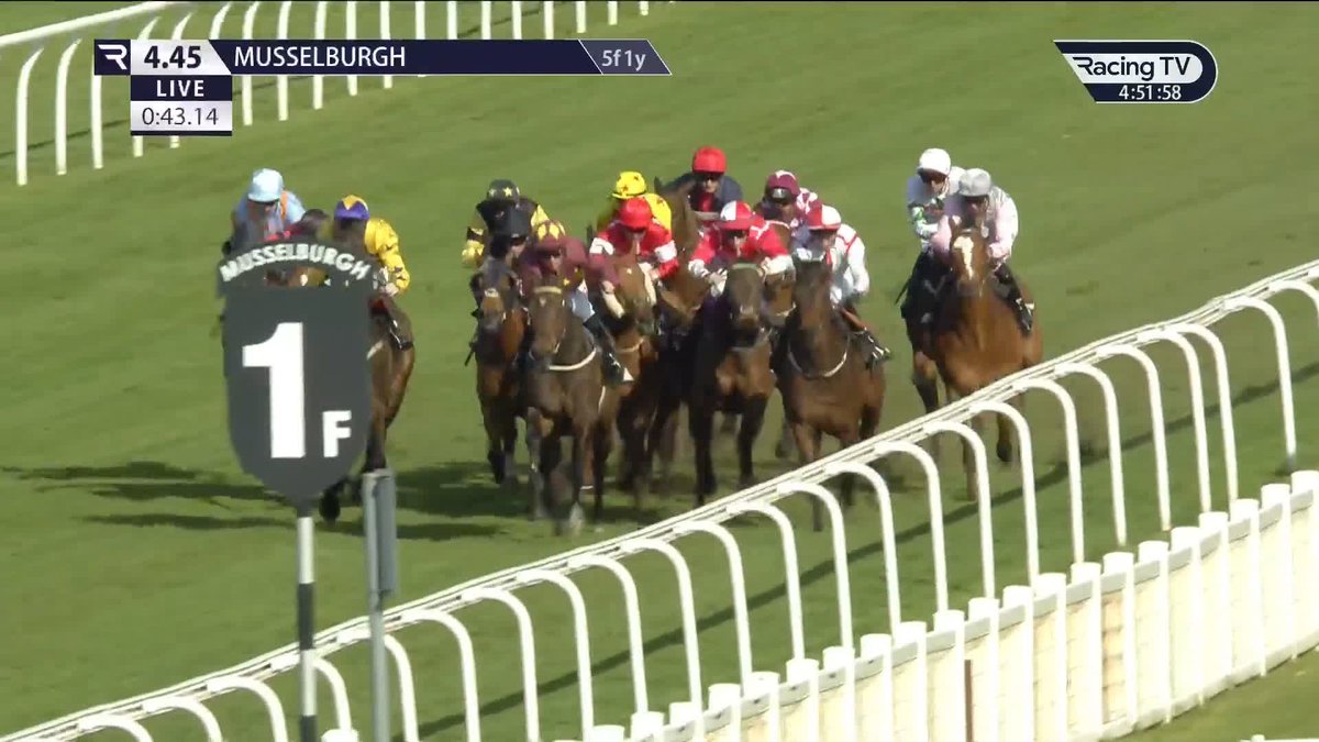 The late show ๐บ Only Spoofing overcomes trouble in-running to strike Musselburgh Racecourse. That's a quickfire double for Shane Gray. Sky Bet | KT Coleman