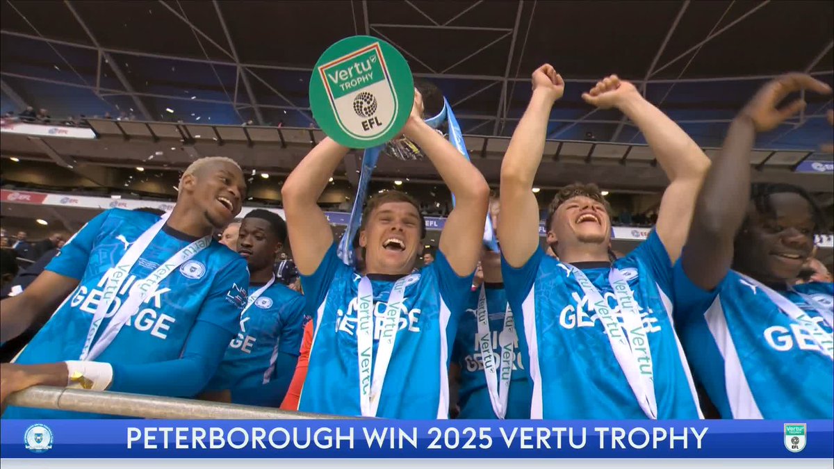 PETERBOROUGH UNITED RETAIN THE 2025 VERTU TROPHY! 🏆