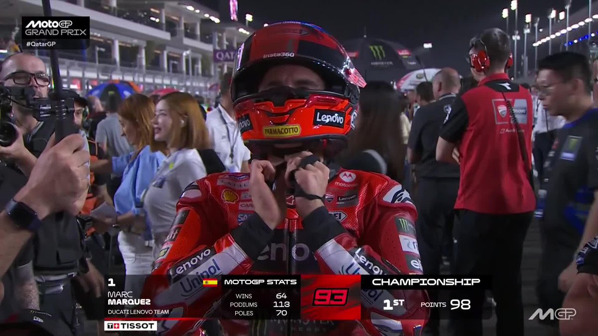 Pole position, #TissotSprint win and...where will Marc Márquez finish today? 👀 #QatarGP 🇶🇦