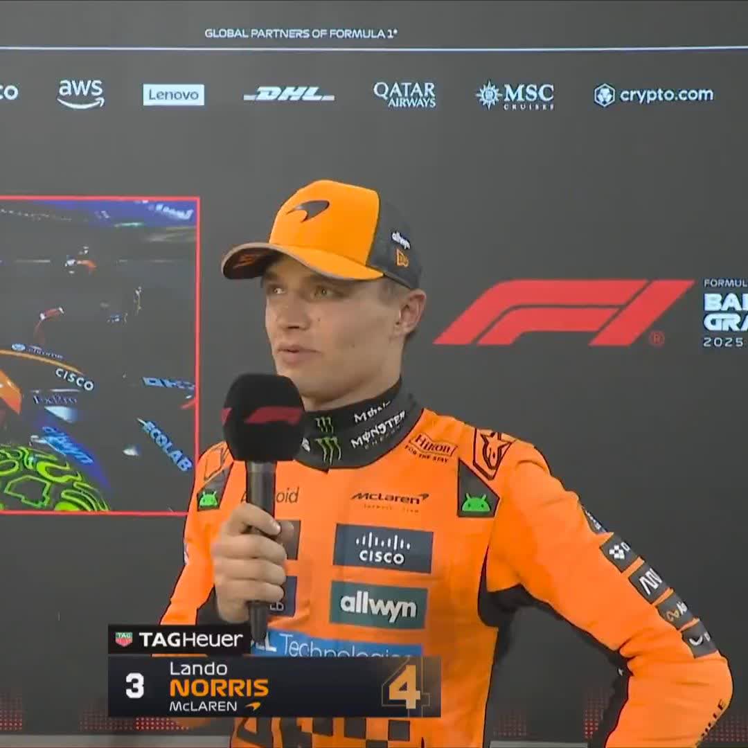 "Was a messy race from me, disappointed not to bring home a 1-2 for McLaren" 🟠 Lando Norris says today was "a tough race" for him 💬