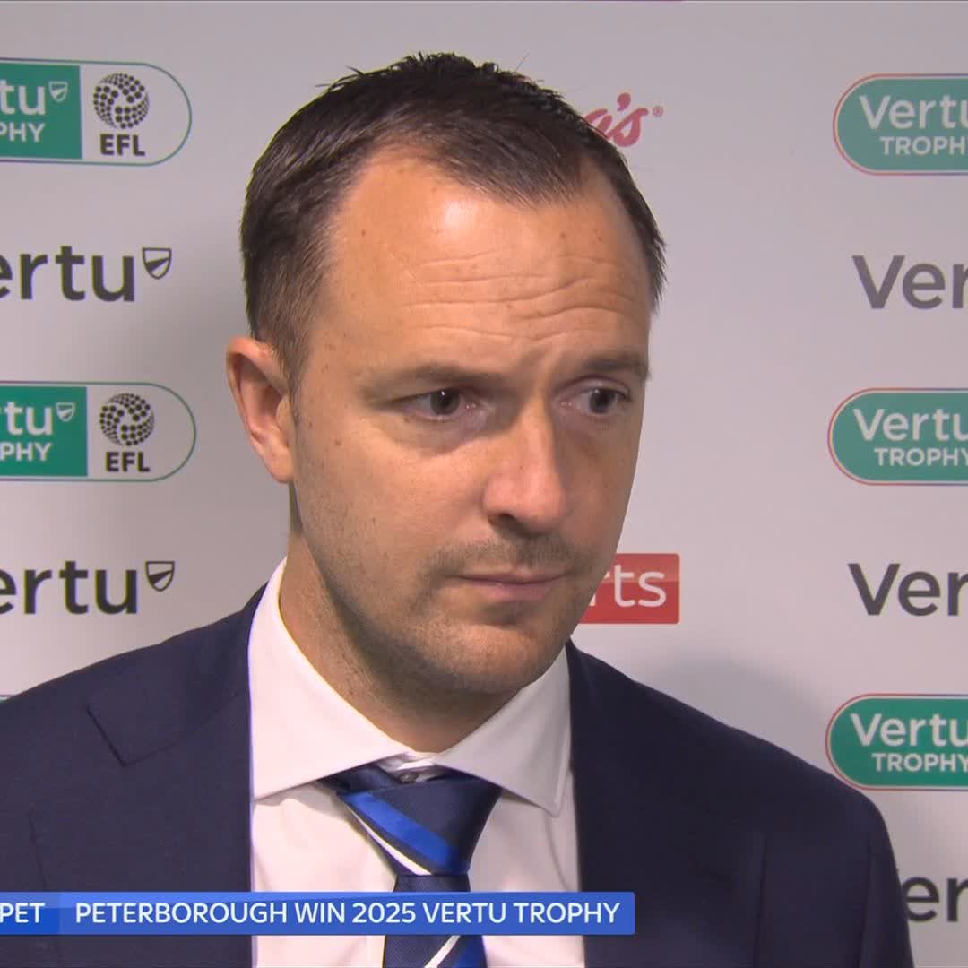 "They deserve RESPECT for what they've done this season" 😤 Birmingham City boss Chris Davies insists that his players still deserve 'respect' for being 'amazing' this season despite losing the Vertu Trophy final 🗣️