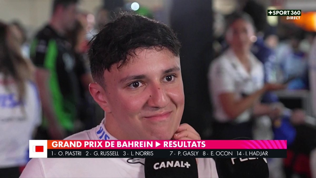 🎙️"Tout qui n'allait pas" ❌ Une course dans la douleur pour Isack Hadjar, le Français termine 14e 🇫🇷 #BahrainGP #F1