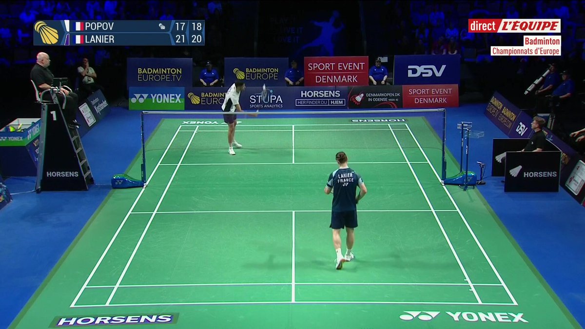 🏆 C’EST FAIT ! ALEX LANIER, ROI DE L’EUROPE ! À seulement 20 ans, le jeune prodige français s’impose en finale et devient champion d’Europe de badminton. 🇫🇷🔥 #lequipeBADMINTON