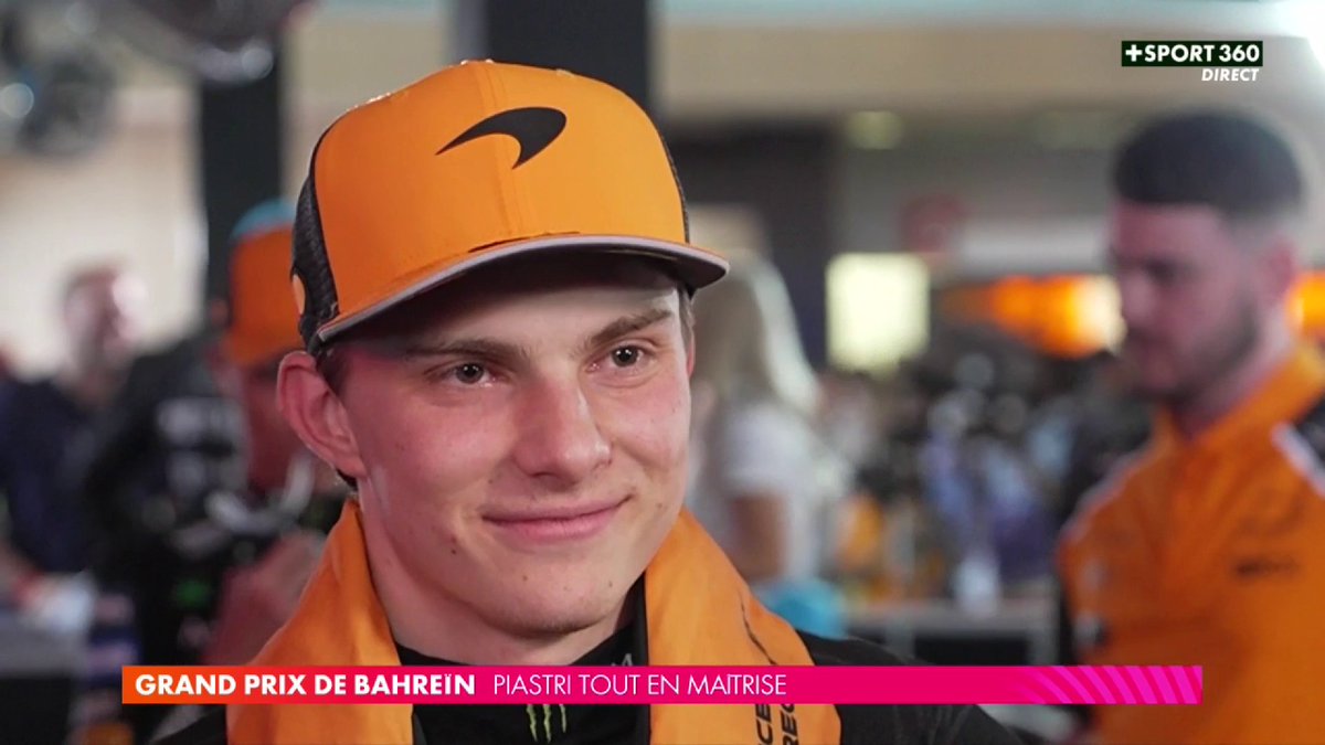 Oscar Piastri, vainqueur en maîtrise... et en français au micro de CANAL+ ! 🇫🇷🏆 #BahrainGP #F1