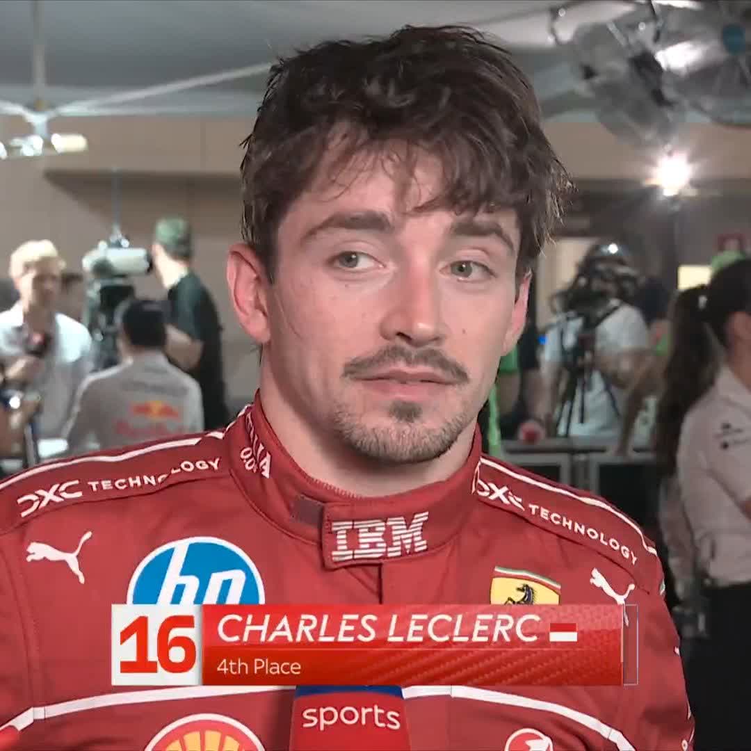 "We are just not fast enough" 💬 Charles Leclerc says Ferrari need to find some pace after a 'disappointing' race 🔴