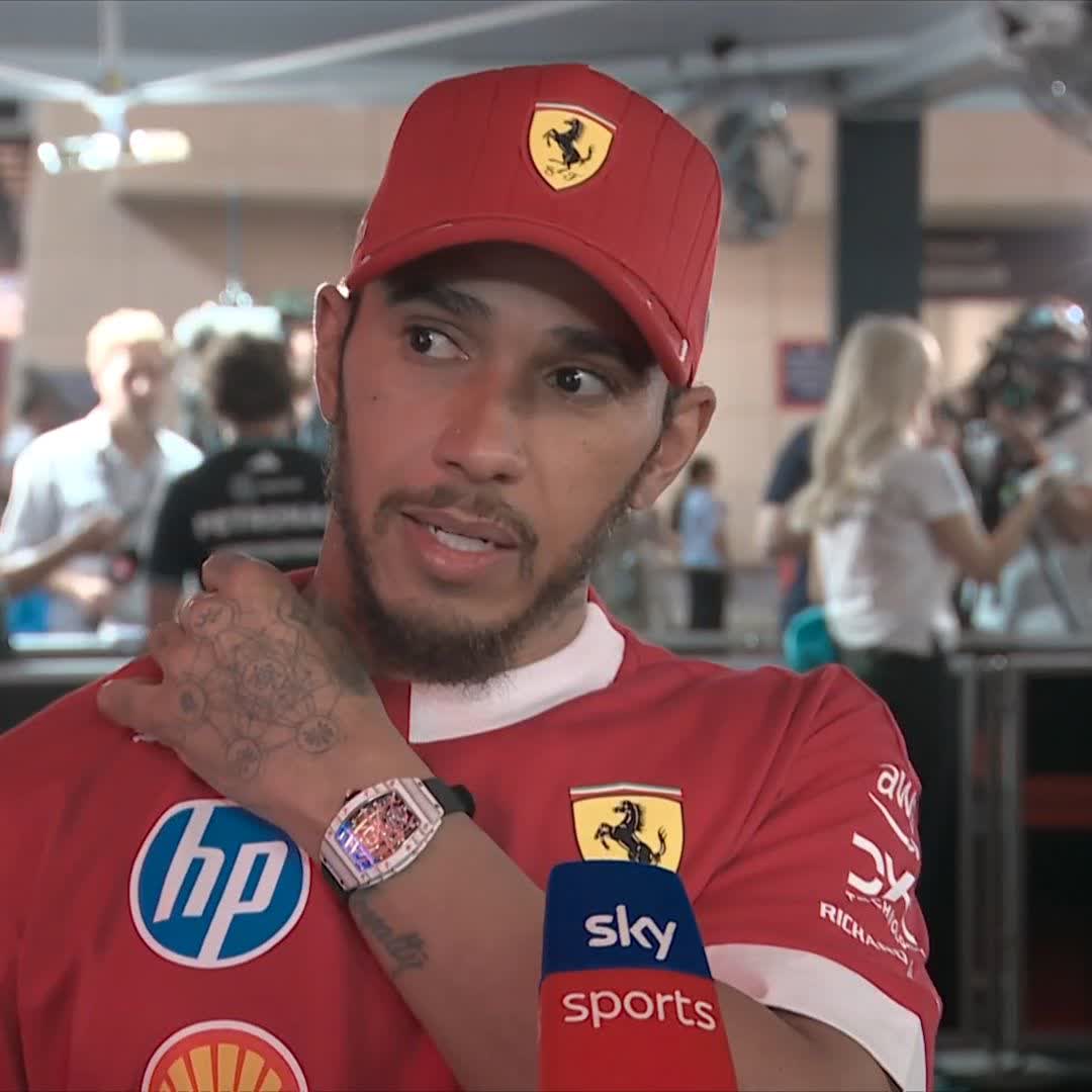 "It requires such a different driving style and settings" ⚙️ Lewis Hamilton says he is learning to adjust to driving in the Ferrari 🔴