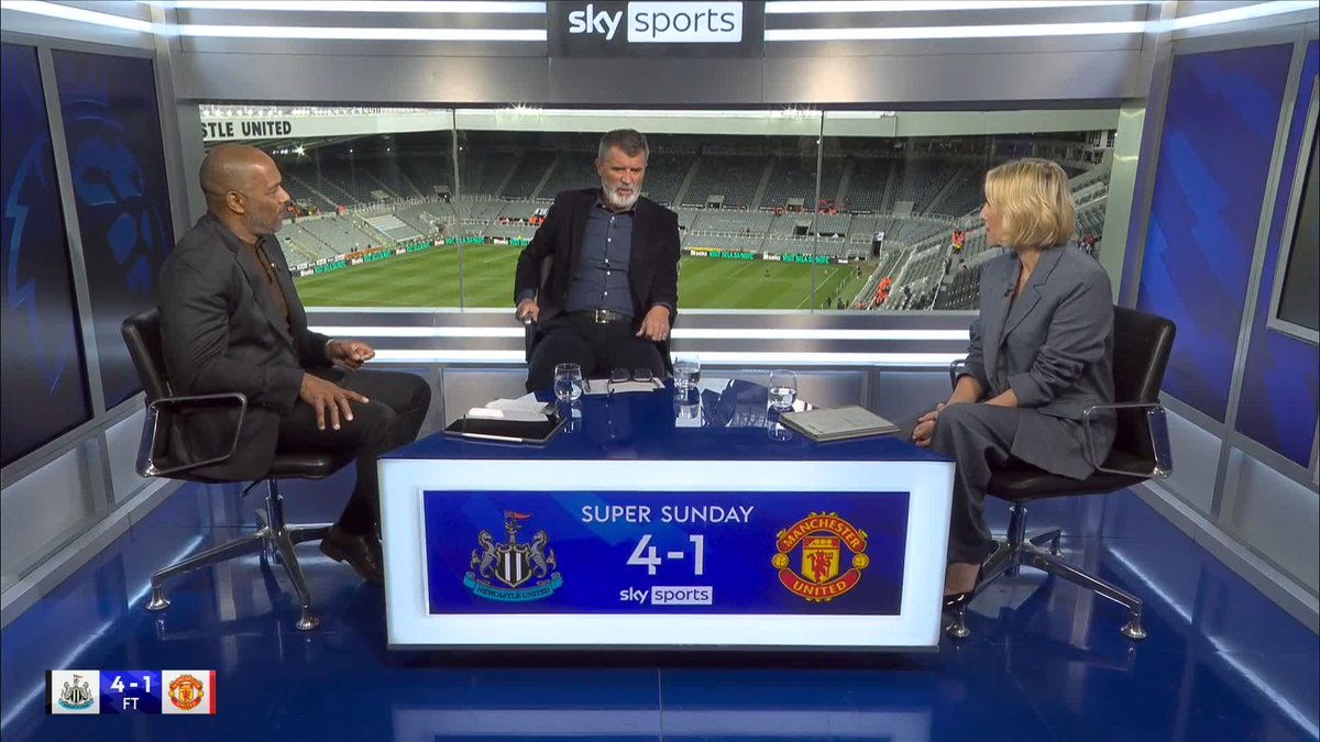 "United couldn't cope with it" Roy Keane is impressed with the depth of the Newcastle squad 👏