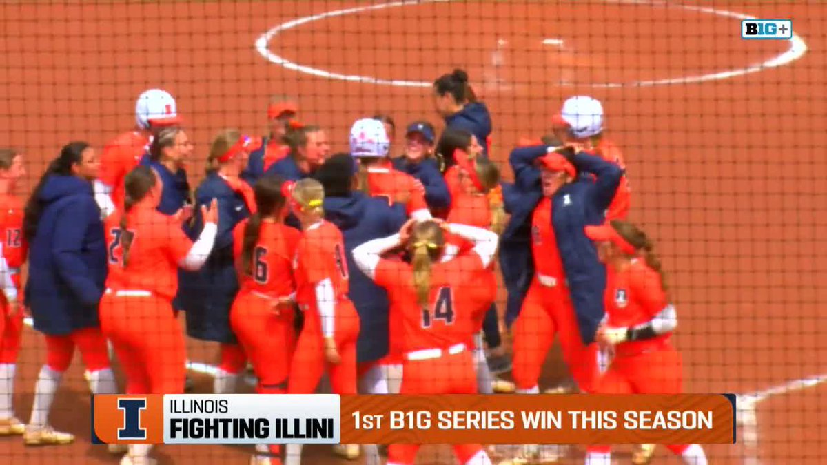 THE ILLINI WIN IT IN THE 7TH 🔥 Keirys Click and Eileen Donahue launch back-to-back HR to come from behind and win it for Illinois Softball ‼️ #B1GSoftball on B1G+