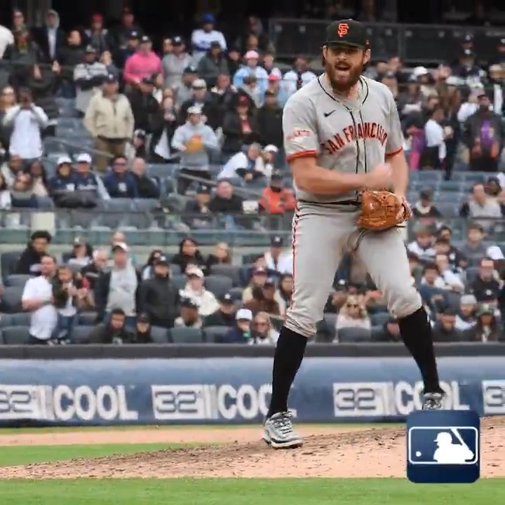 Ryan Walker with an electric reaction after nailing down the save! โก๏ธ (MLB x Corona USA)