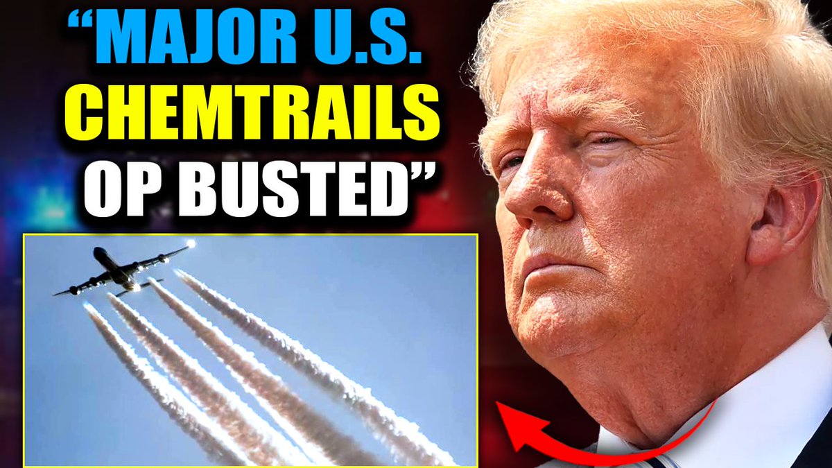 🚨 Trump's Chemtrails Task Force Busts Federal Op, Begins Prosecuting Spray Chiefs The Trump administration's newly launched Chemtrails Task Force isn't wasting time. Against the mockery of the mainstream and the silence of captured institutions, they’ve already uncovered a key source behind the chemical assault raining down on our cities. Insiders are now confirming: rogue chemtrails operations have been running out of shadowy sub-departments within the National Oceanic and Atmospheric Administration - or NOAA. These units are being dismantled as we speak. And the Deep State players responsible? They're on the radar and losing their jobs is going to be the least of their concerns... they’re about to face justice.