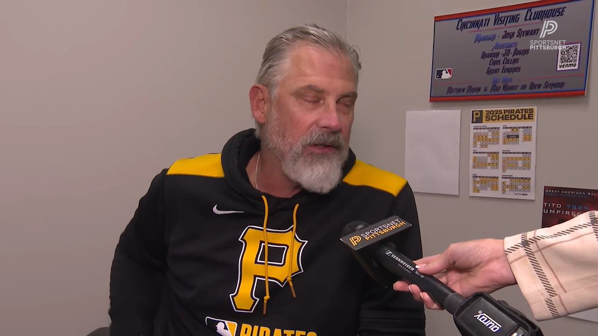 Derek Shelton on the Pirates offensive slump "We have to figure out some things offensively."