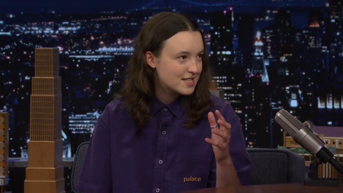 Bella Ramsey cried for the first time after reading the script for Season 2 of The Last of Us. #FallonTonight #TheLastOfUs