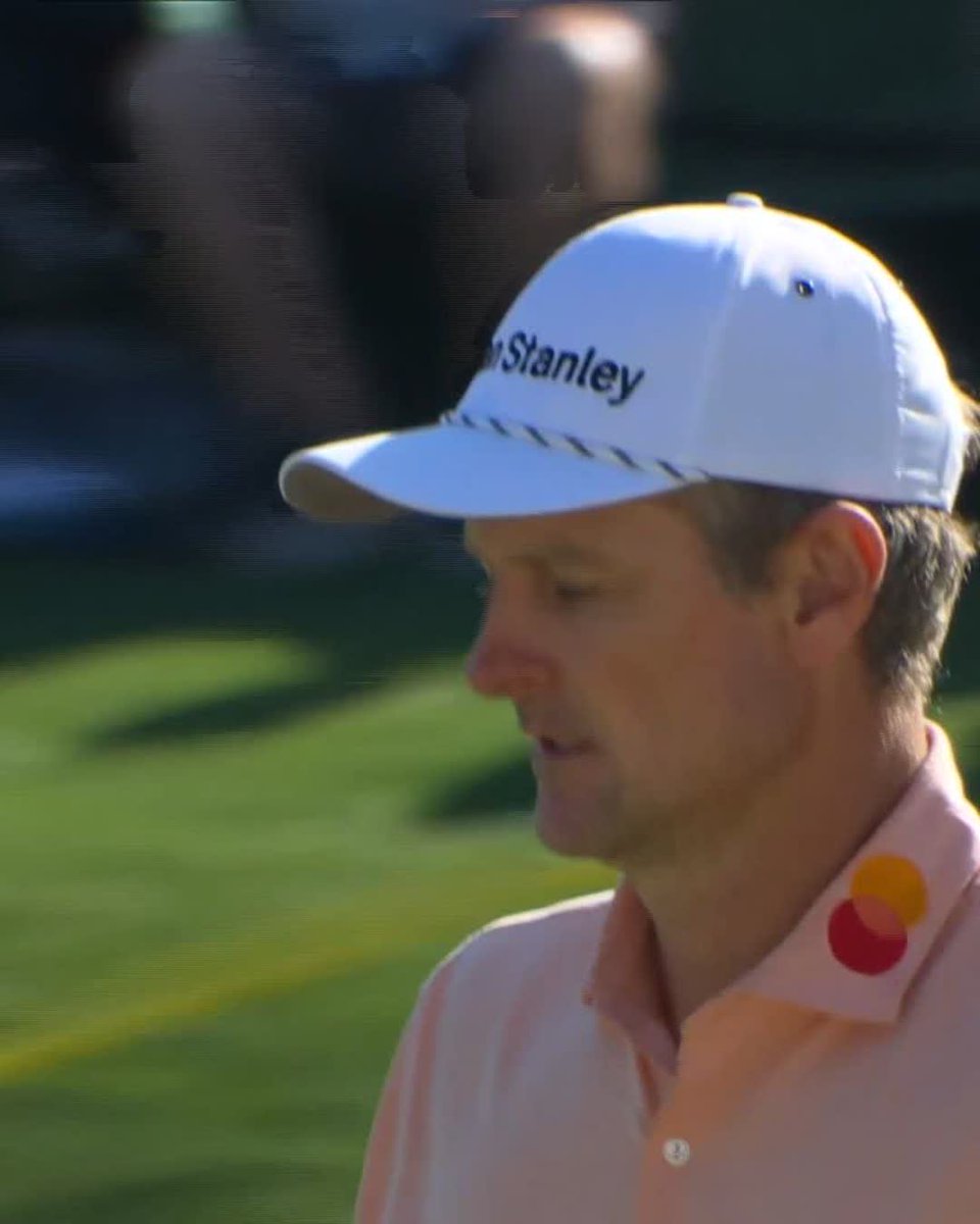 Justin Rose is tied for the lead. #themasters