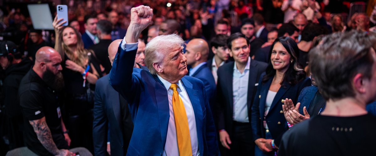 UFC 314 TURNED PRESIDENTIAL 🇺🇸 @DanaWhite