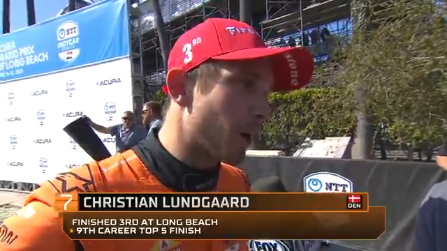 Back-to-back podiums for Christian Lundgaard.