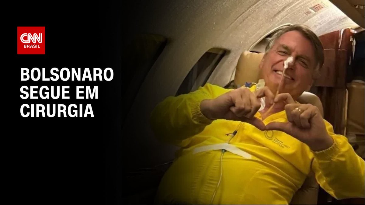 Cirurgia de Bolsonaro já dura mais de 10 horas; assista #CNNPrimeTime