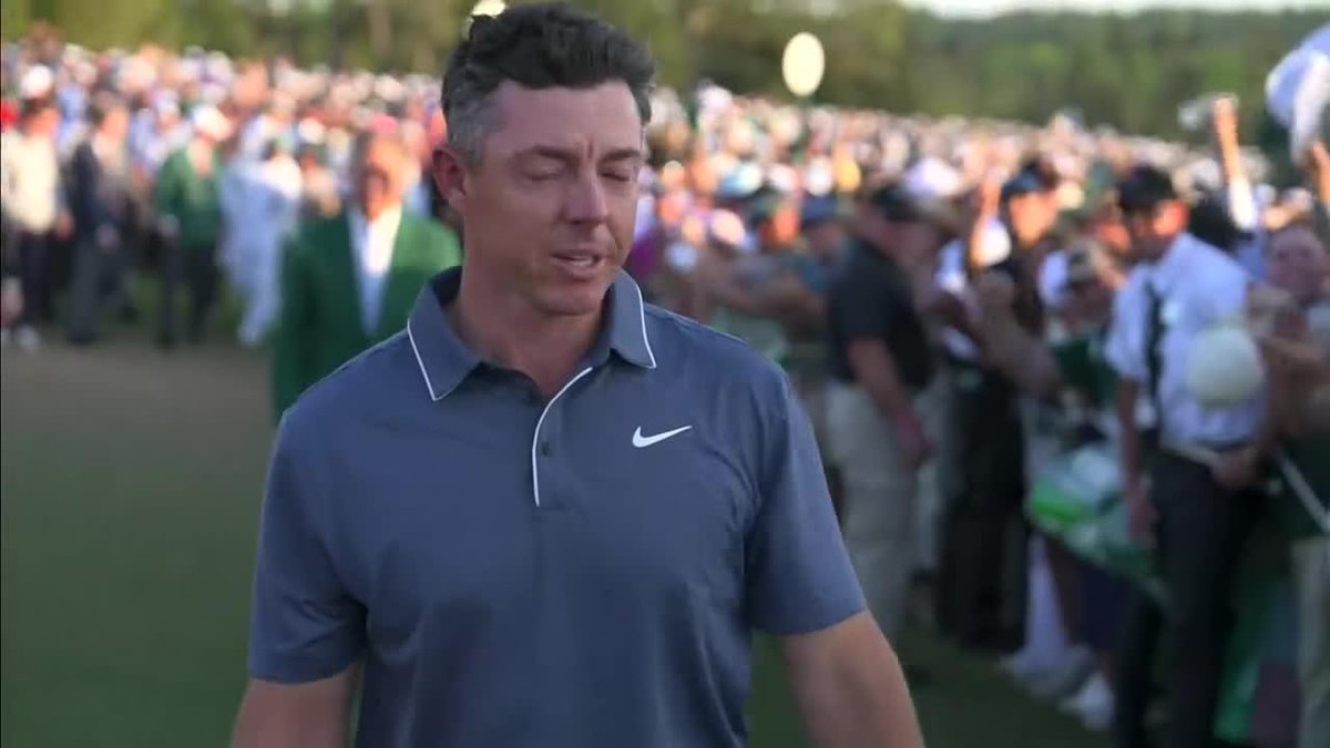 Shane Lowry congratulates his friend, the newest Masters champion.