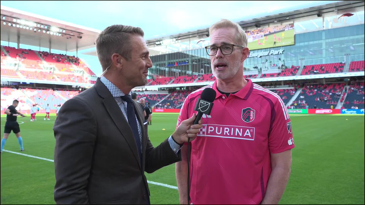 . Taylor Twellman caught up with Mr. St. Louis, Joe Buck ahead of the big match