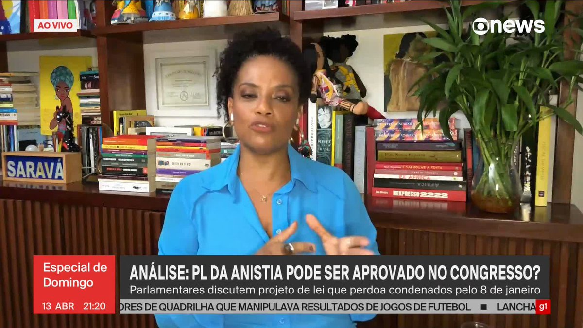 "Esse projeto é uma aberração, atenta contra a democracia (...). É uma licença para golpear", diz Flávia Oliveira sobre PL da anistia que está sendo discutido no Congresso. ➡ Assista ao #EspecialdeDomingo: #GloboNews