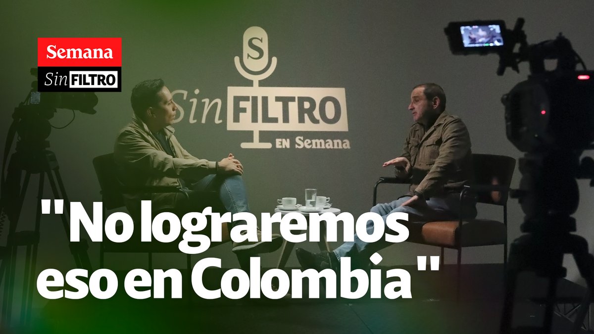 #SinFiltro | "Quiero mucho y adoro a Colombia, pero el epicentro de la cultura del país es Bogotá. Lo demás es puro reggaetón y stand up comedy. ¿Pretender competir con el reggaetón? No hay caso": Robinson Díaz. Episodio completo: